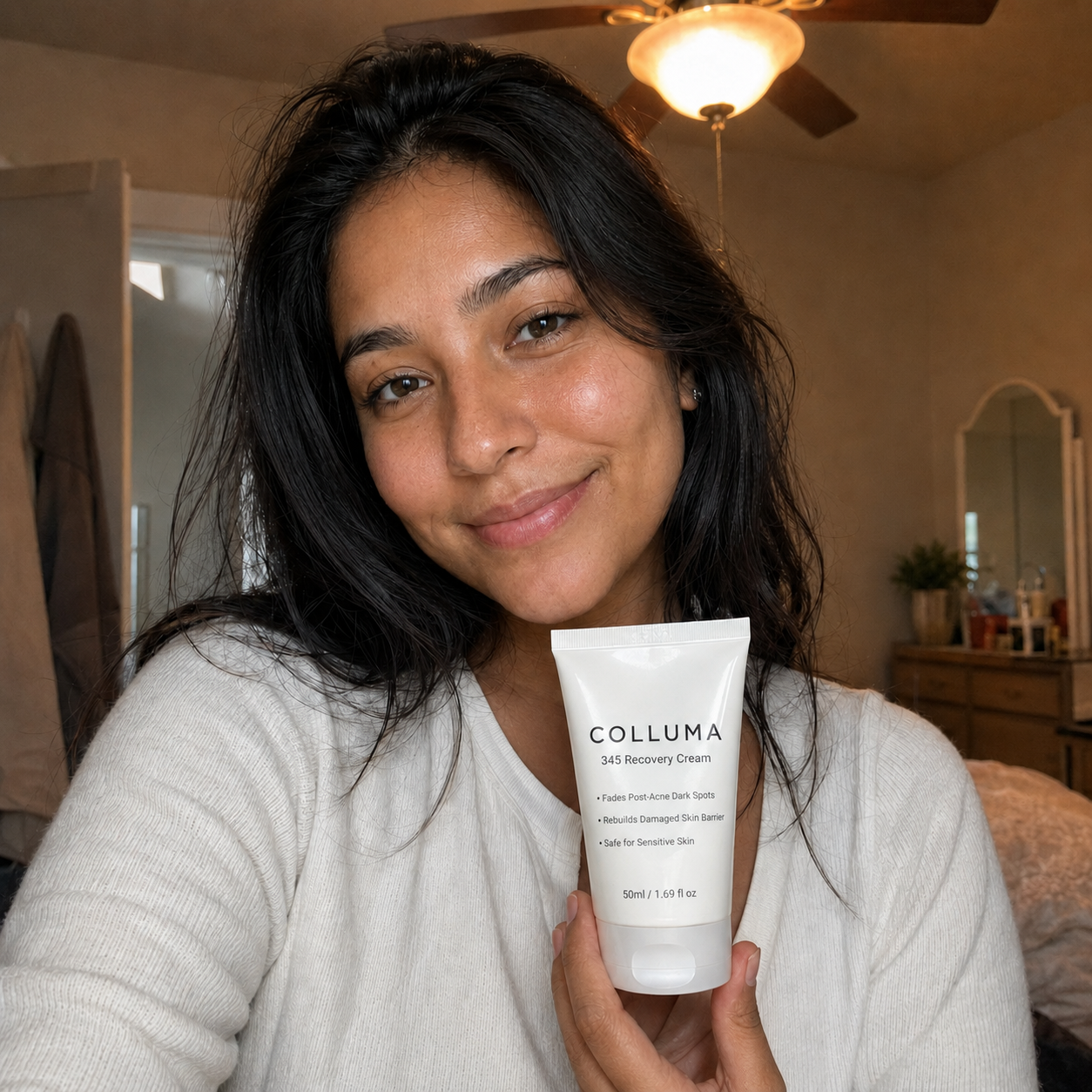 Colluma 345 Recovery Cream — No Filters. Just Skin.